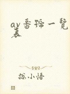 av番号一览子表