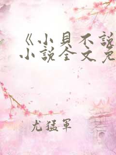 《小贝不说谎》小说全文免费阅读