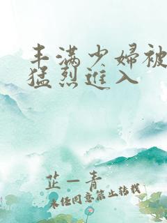 丰满少妇被黑人猛烈进入