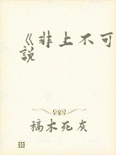 《非上不可》小说