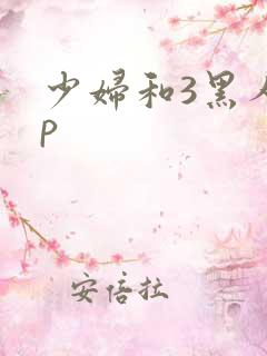 少妇和3黑人4p