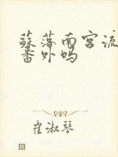 苏落南宫流云有番外吗