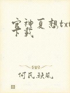 官神夏想txt下载