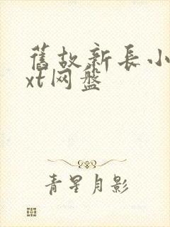 旧故新长小说txt网盘