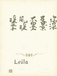 暖风不及你情深季暖墨景深手机版