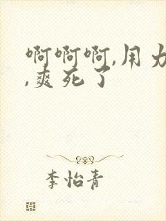 啊啊啊,用力插,爽死了