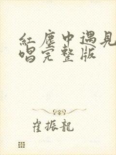 红尘中遇见你原唱完整版