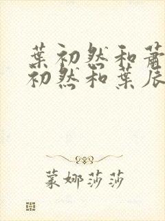 叶初然和萧辰萧初然和叶辰的小说