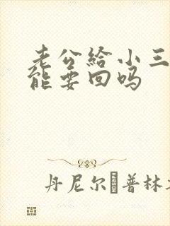 老公给小三转钱能要回吗