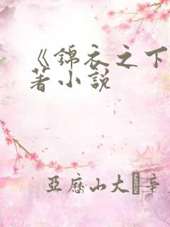 《锦衣之下》原著小说