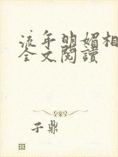 流年明媚相思谋全文阅读