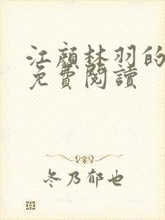 江颜林羽的小说免费阅读