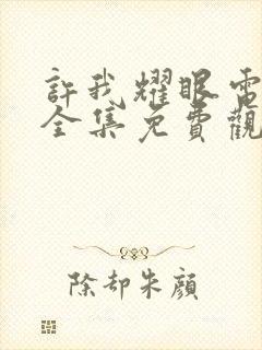 许我耀眼电视剧全集免费观看20