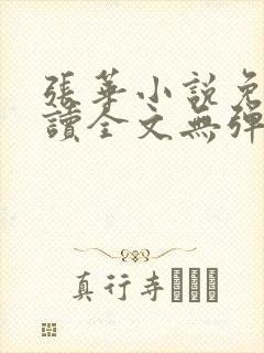 张华小说免费阅读全文无弹窗