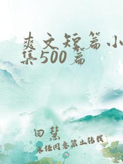 爽文短篇小说合集500篇