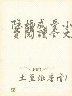 隐婚成爱小说免费阅读全文