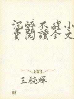 沉醉不醒小说免费阅读全文无弹窗