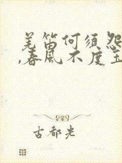 羌笛何须怨杨柳,春风不度玉门关意思