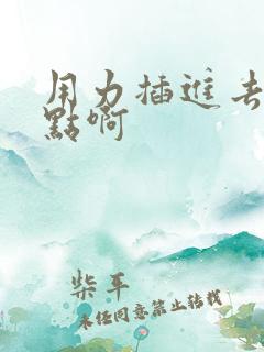 用力插进去啊快点啊