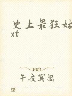 史上最狂姑爷txt