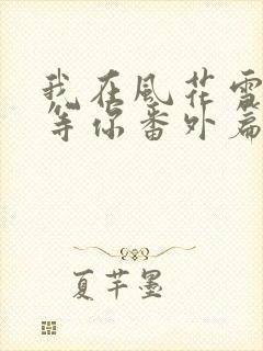 我在风花雪月里等你番外篇