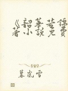 《韶华若锦》原著小说免费阅读