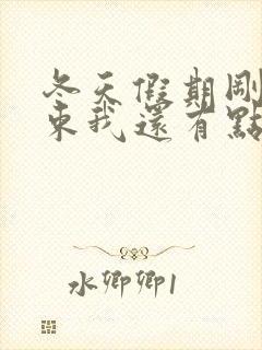 冬天假期刚刚结束我还有点糊涂歌名