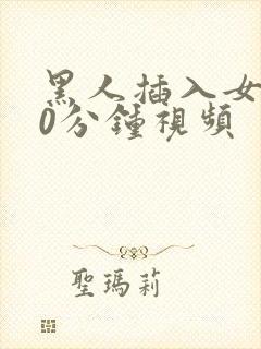 黑人插入女人30分钟视频