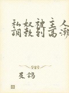 私奴被主人玩弄调教到高潮