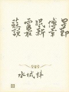 苏雪眠傅星澜小说最新章节免费阅读