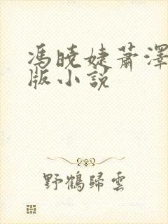 冯晓婕萧泽完结版小说