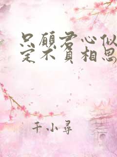 只愿君心似我心定不负相思意翻译