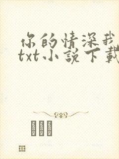 你的情深我不配txt小说下载