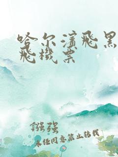 哈尔滨飞黑河的飞机票