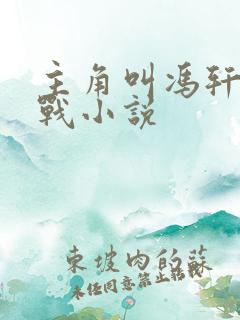 主角叫冯轩的抗战小说