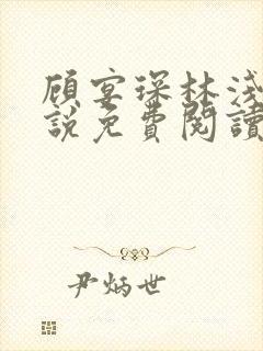 顾宴琛林浅月小说免费阅读最新章节