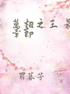 万相之王 最新章节