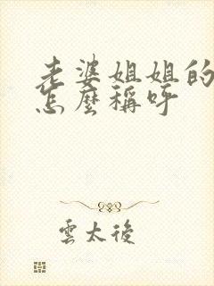 老婆姐姐的丈夫怎么称呼