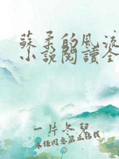 苏柔的风流人生小说阅读全文