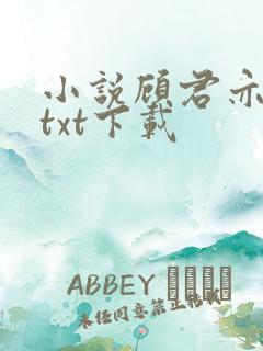 小说顾君亦苏杳txt下载