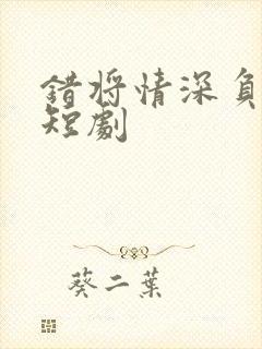 错将情深负流年短剧