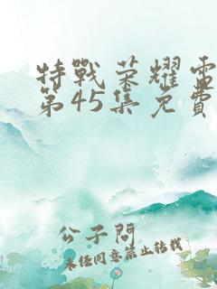 特战荣耀电视剧第45集免费观看