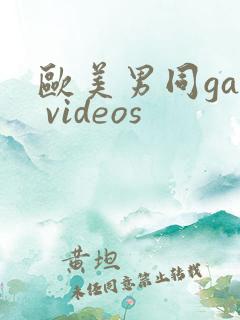 欧美男同gay videos
