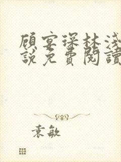 顾宴琛林浅月小说免费阅读最新章节