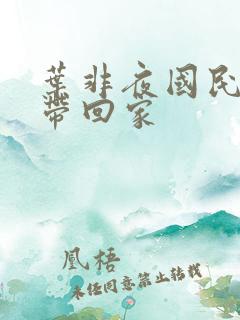 叶非夜国民老公带回家