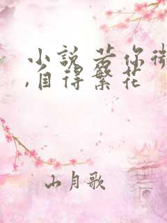小说 若你微笑,自得繁花