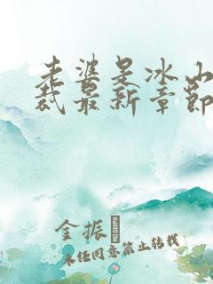 老婆是冰山女总裁最新章节