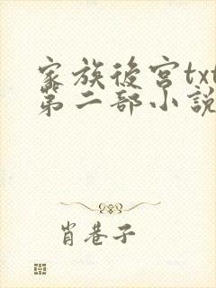 家族后宫txt第二部小说免费阅读