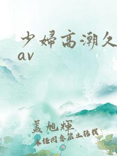 少妇高潮久久久av