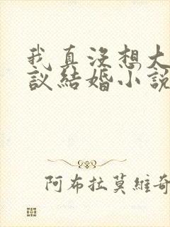 我真没想大佬协议结婚小说